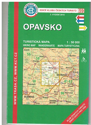 Opavsko - turistická mapa