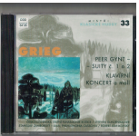 CD Peer Gynt - Suity č. 1 a 2, Klavírní koncert - Edvard Grieg