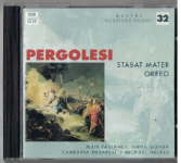 CD Stabat Mater, Orfeo - G. B. Pergolesi