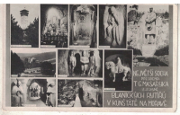 Kunštát na Moravě - socha T. G. Masaryka a jeskyně blanických rytířů