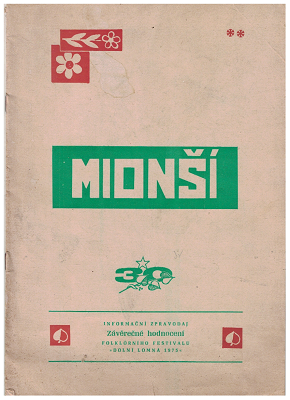 Mionší 1975 - rekapitulace folklórního festivalu Dolní Lomná