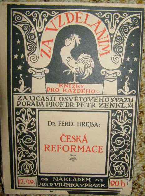 Česká reformace - dr. F. Hrejsa