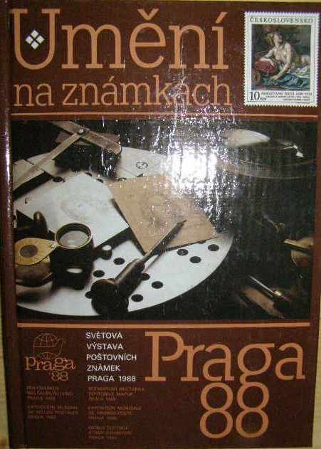 Umění na známkách - Praga 1988