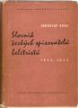 Slovník českých spisovatelů beletristů 1945 - 1956