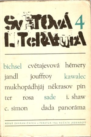 Světová literatura 4/1966