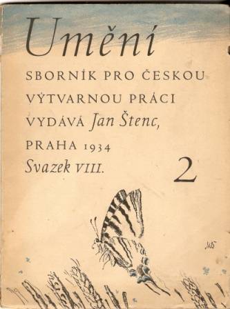 Umění 2(1934) - sborník pro českou výtvarnou práci